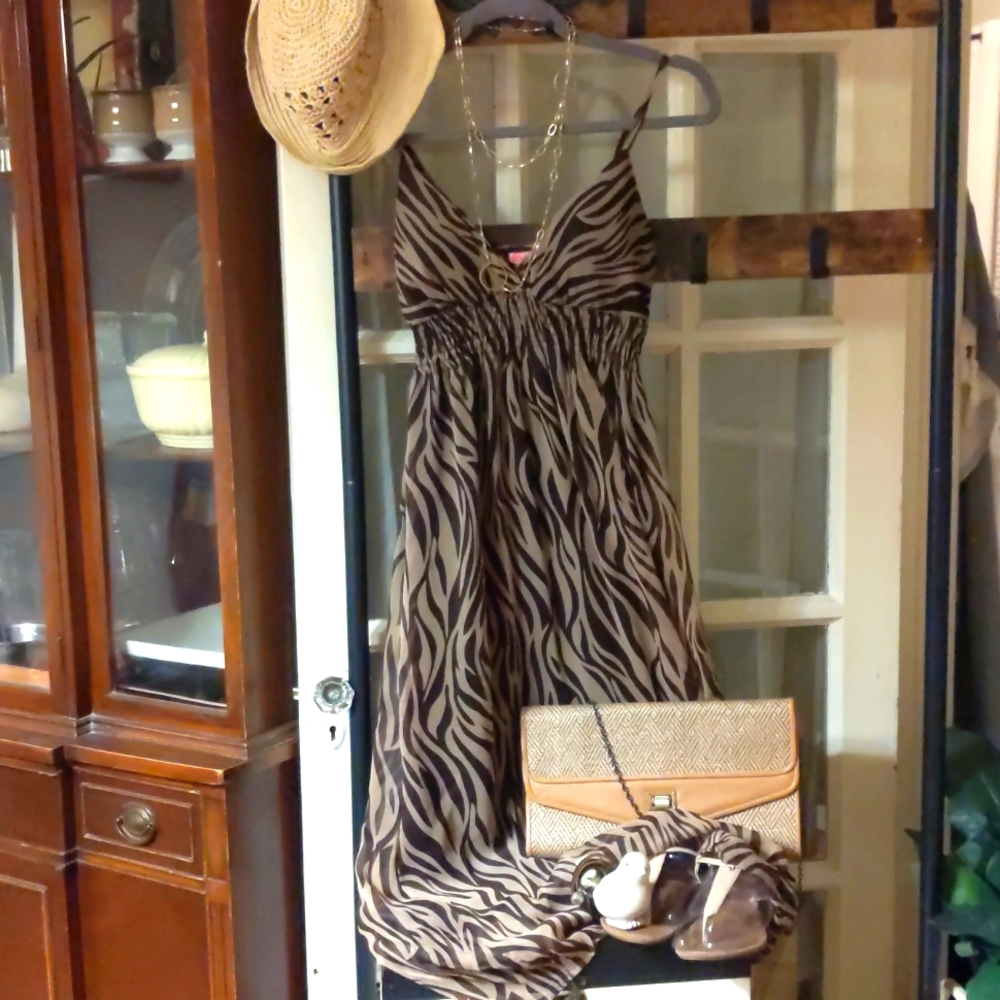Animal Print Maxi Dress